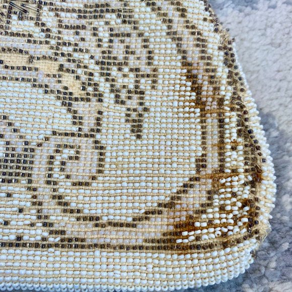 Vintage 1930s Czech Glass Beaded Evening Bag - Picture 5 of 7